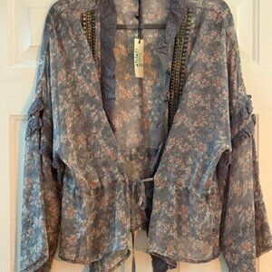 Jaded Gypsy garden light blouse/jacket